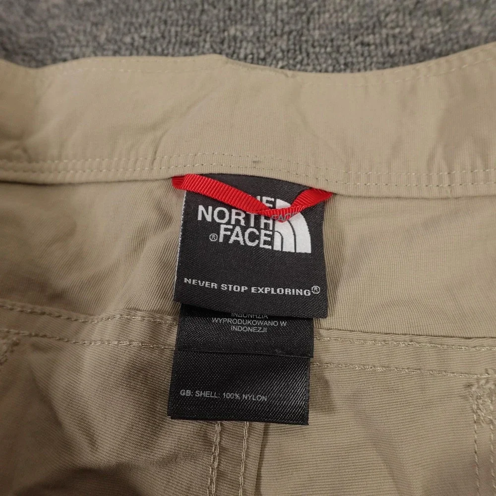 The North Face Shorts Mens 38 Beige Nylon Cargo Hiking Outdoor 10 Inseam Travel